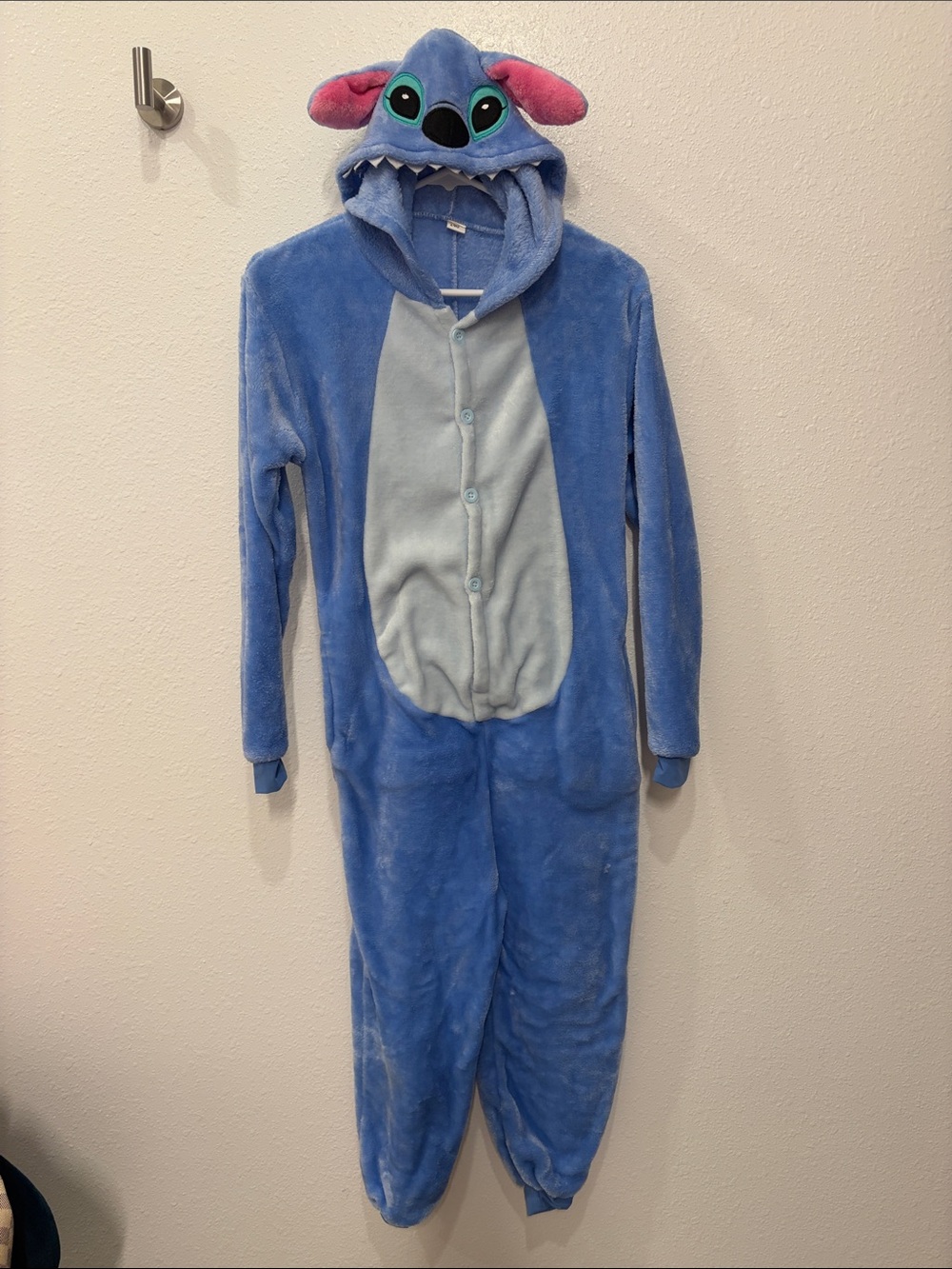 Stitch Hooded Footie Pajamas
